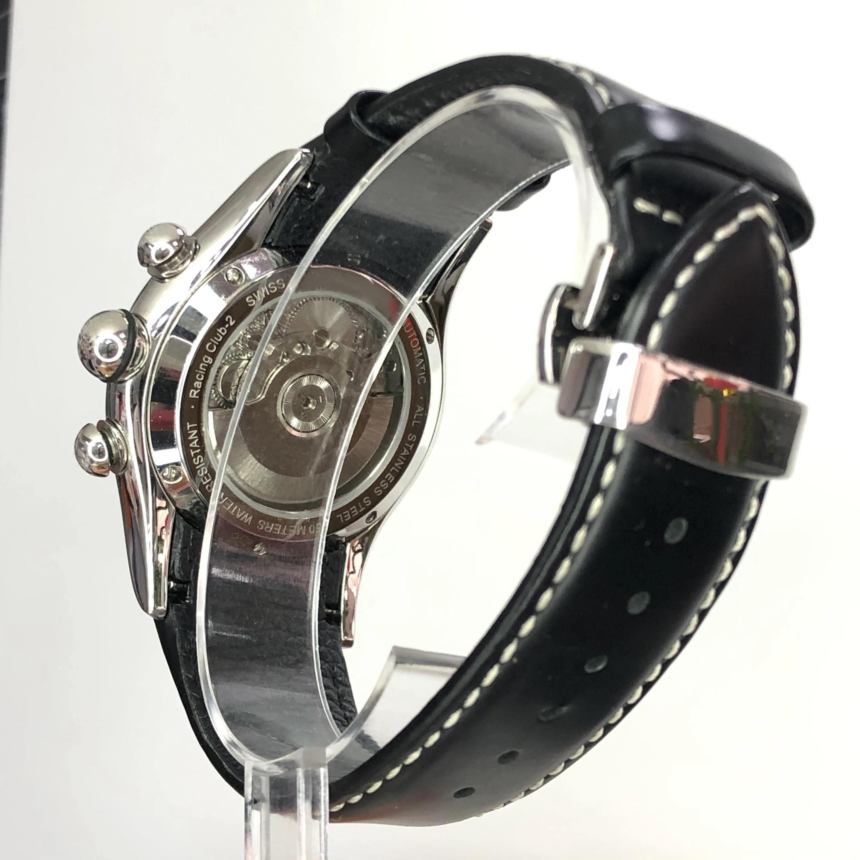 Montre chronographe automatique pour homme, verre saphir